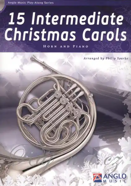 15 Intermediate Christmas Carols pro lesní roh (f horn) a klavír Originální