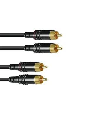 Časově Omezené Sommer cable Onyx 2x2 RCA cable 2x 0,25 mm, 0,5 m