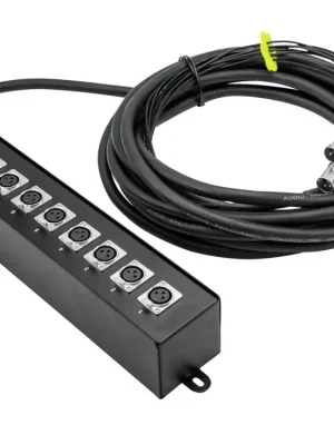 Akční Cena Omnitronic MUS-810, multicore kabel se stageboxem, 8IN XLR, 10 m