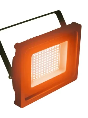 Eurolite FL-50 venkovní bodový LED reflektor 76, oranžový Tovární Cena