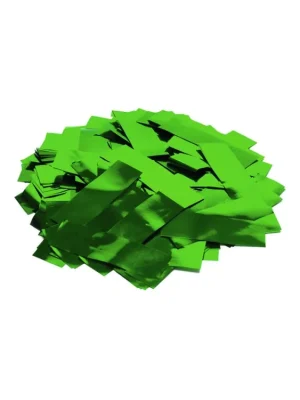 Sleva Tcm Fx metalické obdélníkové konfety 55x18mm, zelené, 1kg