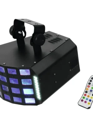 Výhodná Nabídka Eurolite LED Derby 6x 3W RGBWAP a 36x SMD, DMX