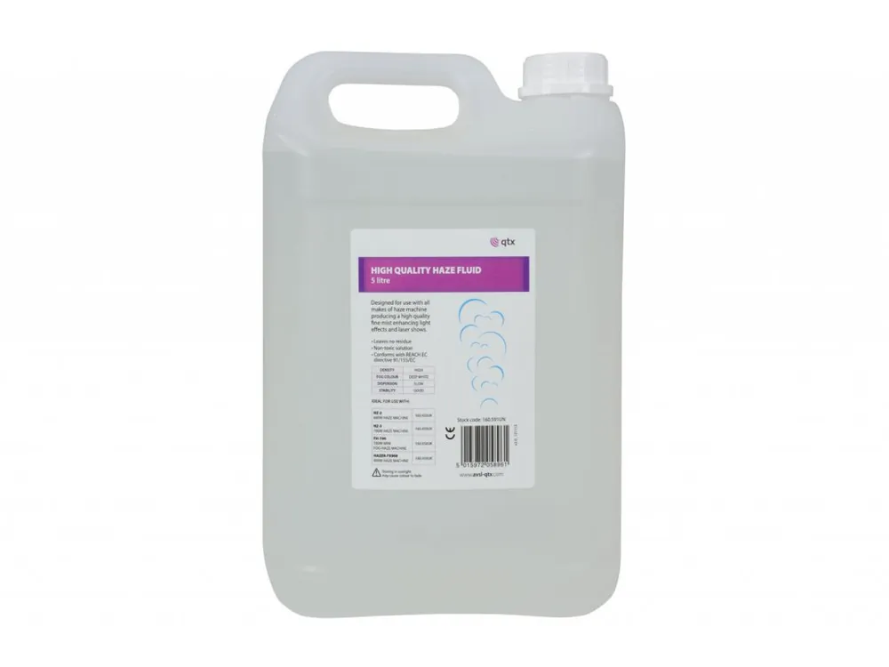 QTX náplň do výrobníku mlhy, Haze Fluid, 5L Poslední Šance