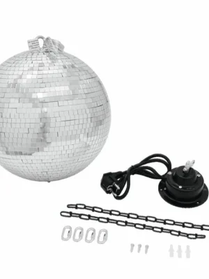 Zrcadlová koule 30cm SET, včetně motorku Nová Kolekce