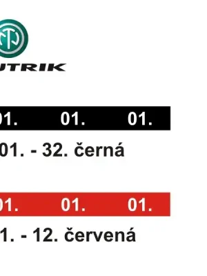 NEUTRIK Popisky IN 1-32 - OUT 1-12 Výprodej