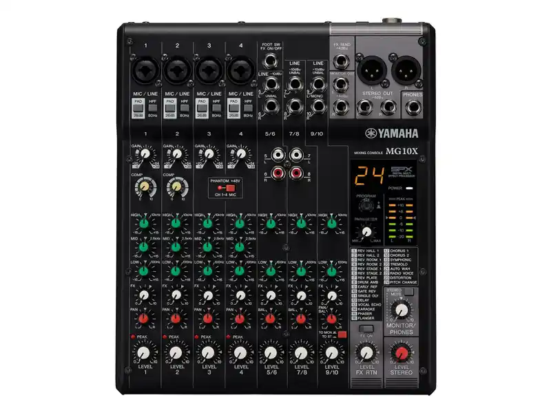 Yamaha MG10X analogový mixážní pult s SPX efekty Víkendová Akce