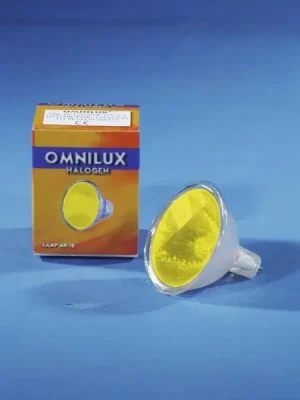 12V/35W MR-16 GX-5.3 Omnilux, SP 12 žlutá Finální Výprodej