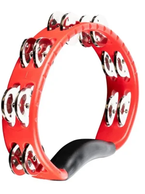 Dokud Zásoby Vydrží TAMBURÍNA MEINL HTMT1R do ruky, ocelové pl., červená