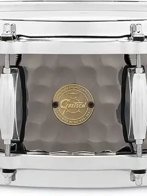 GRETSCH Hammered Black Steel 14x5" Snare Zlevněný