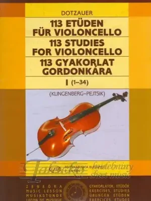 113 Studies for Violoncello 1 (no. 1-34) Dokud Zásoby Vydrží