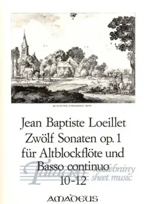Zwölf Sonaten op. 1 für Altblockflöte und Basso continuo (10-12) Aktuální
