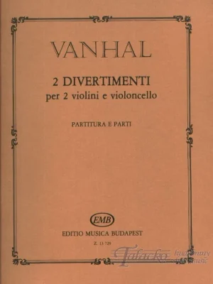 2 Divertimenti per 2 violini e violoncello Objednat Nyní