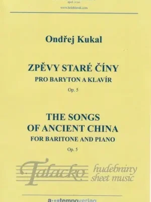 Zpěvy staré Číny op. 5 Výhodná Nabídka