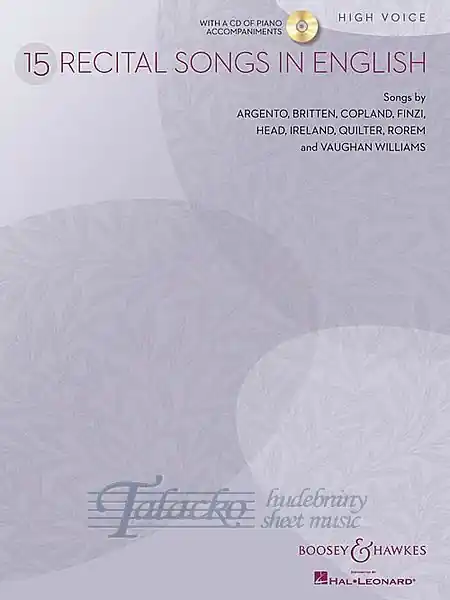 15 Recital Songs in English + CD (high) Objednat Nyní