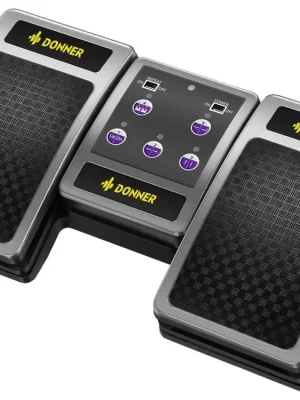 Bezpečná Platba DONNER DBM-1 Bluetooth Page Turner Music Pedal for Tablets Silver