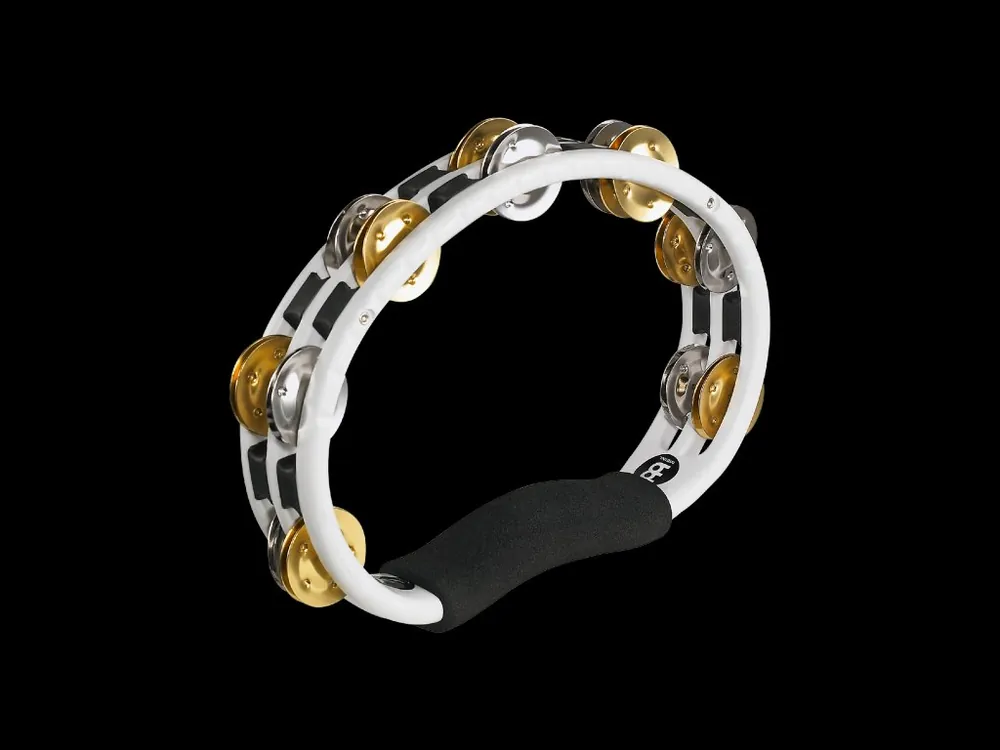 Cenově Výhodný MEINL HAND TAMBOURINE BRASS+NICKELSILVER JINGLES