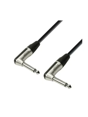 Dokud Zásoby Vydrží Adam Hall Cables K4 IRR 0090 - Instrumentenkabel REAN 6,3 mm Winkelklinke mono a