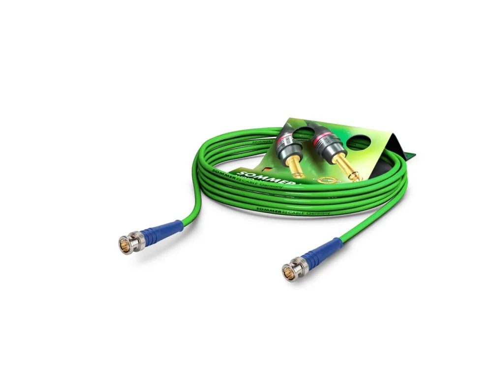 Sommer Cable Coaxcable Focusline L, Green, 1,00m Novinka