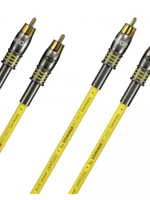 Cenově Výhodný Sommer Cable HC Epilogue, Yellow, 1,00m, Pair