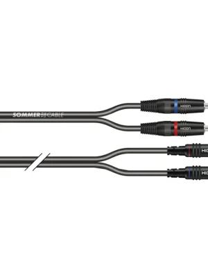 Sommer Cable IC Onyx 2x0,25qmm, Black, 2,50m Časově Omezené