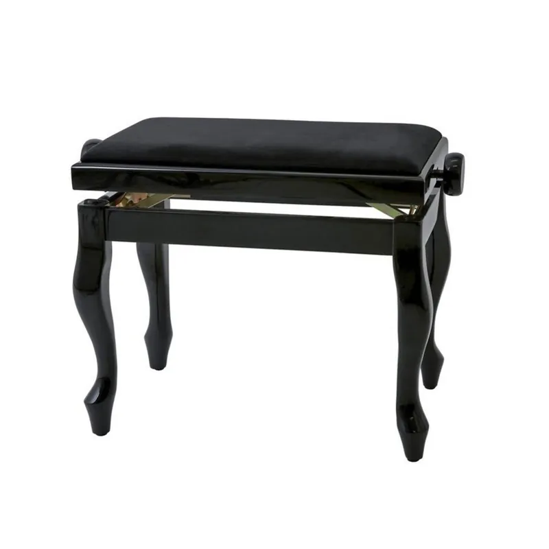 GEWA Pianová stolička Deluxe Classic černá lesk Omezená Nabídka