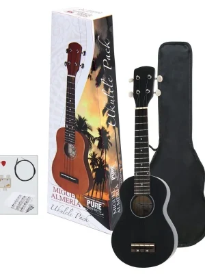Horká Nabídka Miguel Almeria, sopranové ukulele, černé