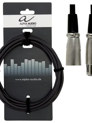 Cenově Výhodný Alpha Audio Basic Line, 9 m, kabel XLR pro mikrofon