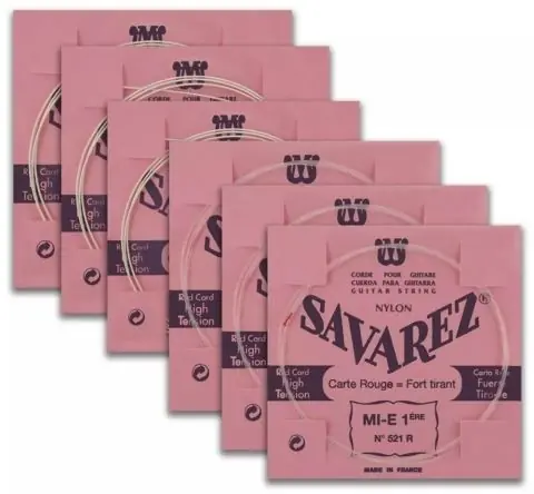 Omezená Nabídka Struny pro Klasickou kytaru Jednotlivé diskant struny