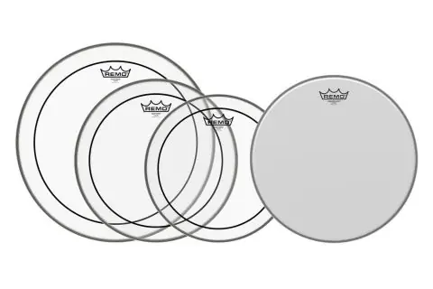 Blána pro bicí Pro Pack Pinstripe transparent Finální Výprodej