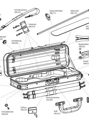 Oblíbený Pouzdro pro housle Liuteria Sport Style