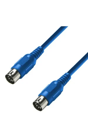 Adam Hall kabel MIDI DIN 5 3m Blue Přímo Od Výrobce