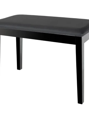 Sleva Proline klavírní stolička rozšířená Model S+ černá lesklá